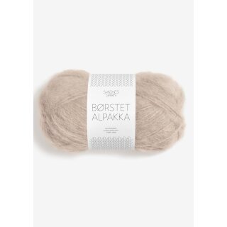 Borstet Alpakka 3021 beige