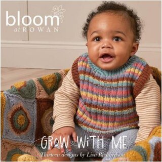 bloom at ROWAN GROW WITH ME Thirteen designs by Lisa Richardson